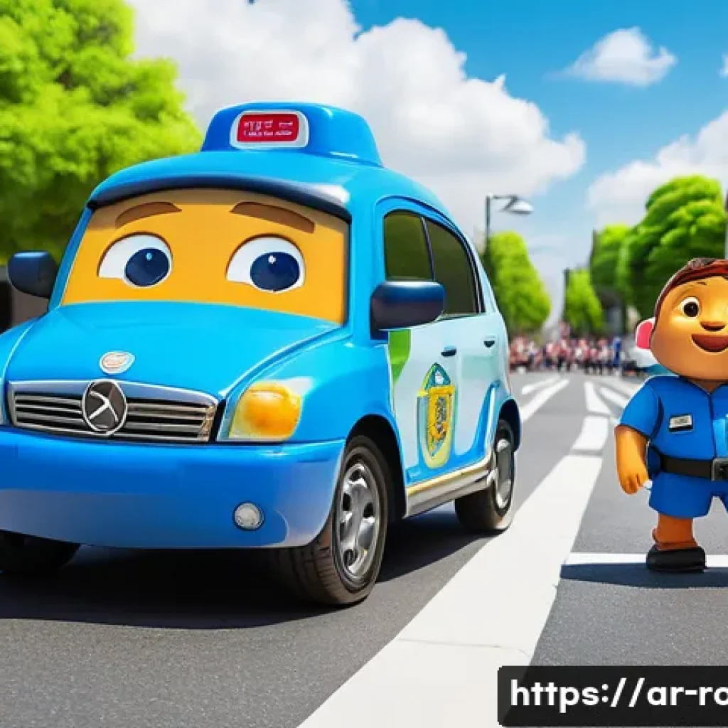 로보카폴리와 안전 사고 예방 - **Prompt 1: Robocar Poli Road Safety Lesson**
An ultra-realistic, vibrant illustration of Poli, ...
