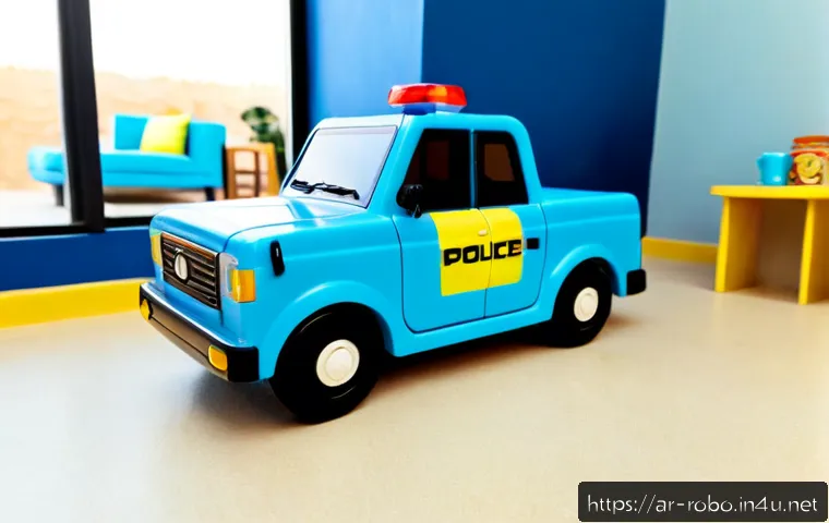 로보카폴리 키즈카페 아이디어 - Photorealistic children’s indoor play café inspired by friendly rescue vehicle adventures, a smiling...